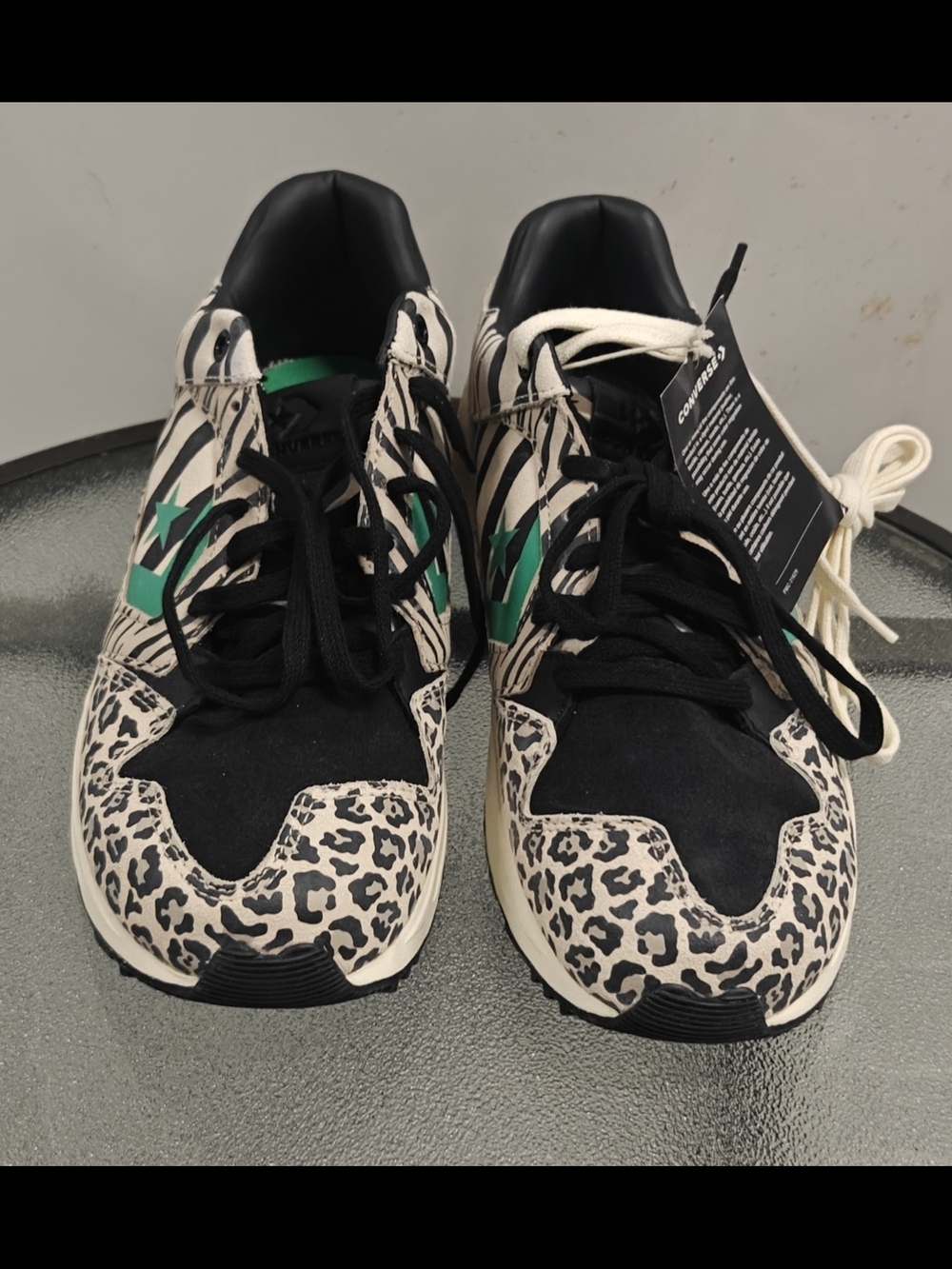 Converse Wave Trainer Leopard Size Men's 10.5/Women's 12 - Picture 6 of 10